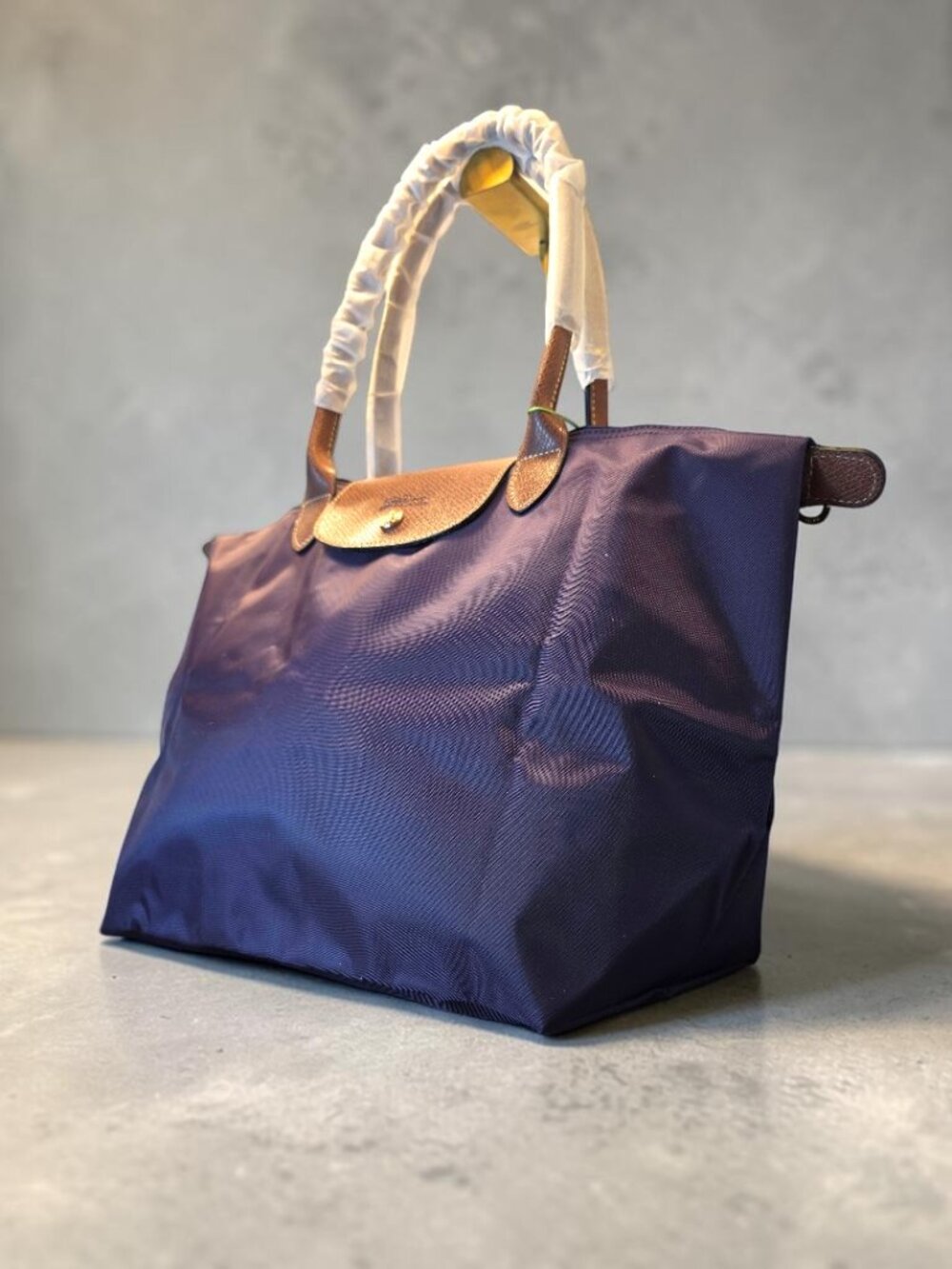 New Designer Inspired Jam Purple and Rose Gold Foldable Tote Bag NWT - Picture 3 of 4